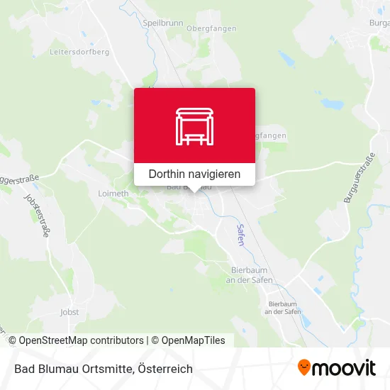 Bad Blumau Ortsmitte Karte