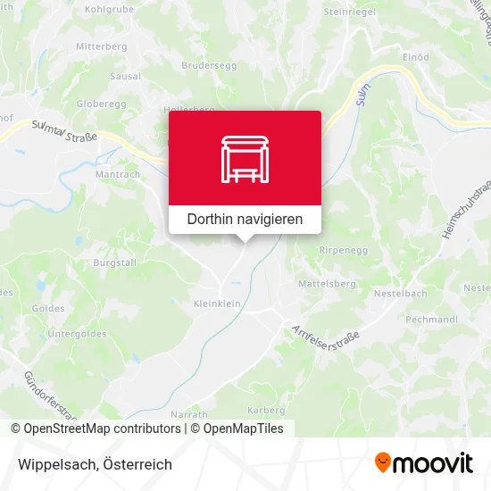 Wippelsach Karte
