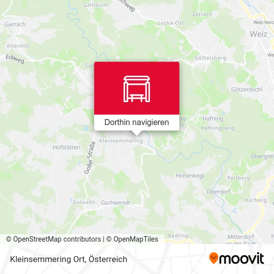 Kleinsemmering Ort Karte