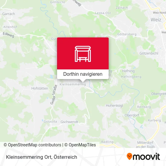 Kleinsemmering Ort Karte