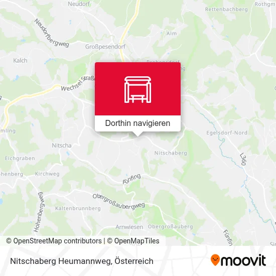 Nitschaberg Heumannweg Karte