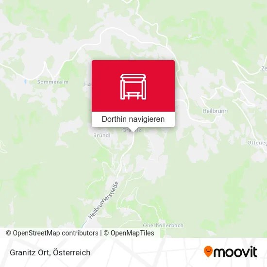 Granitz Ort Karte