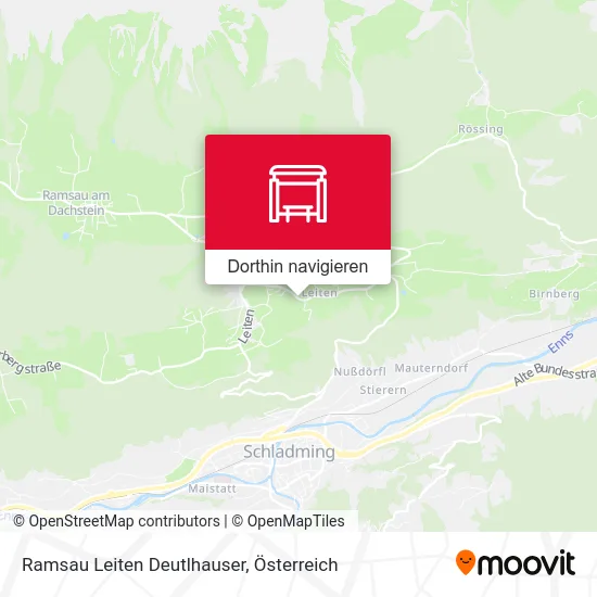 Ramsau Leiten Deutlhauser Karte