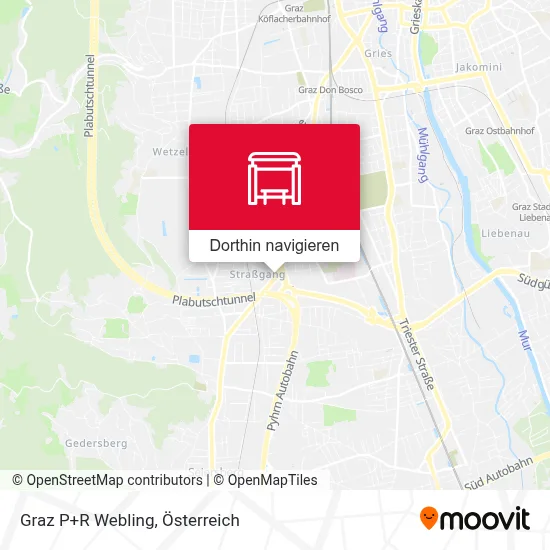 Graz P+R Webling Karte
