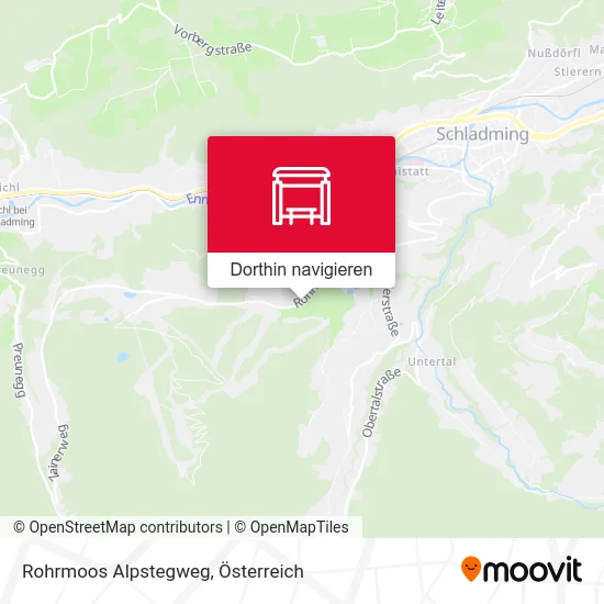 Rohrmoos Alpstegweg Karte