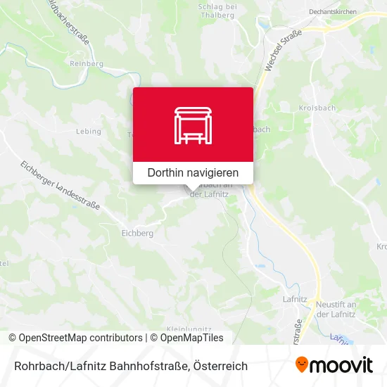 Rohrbach/Lafnitz Bahnhofstraße Karte