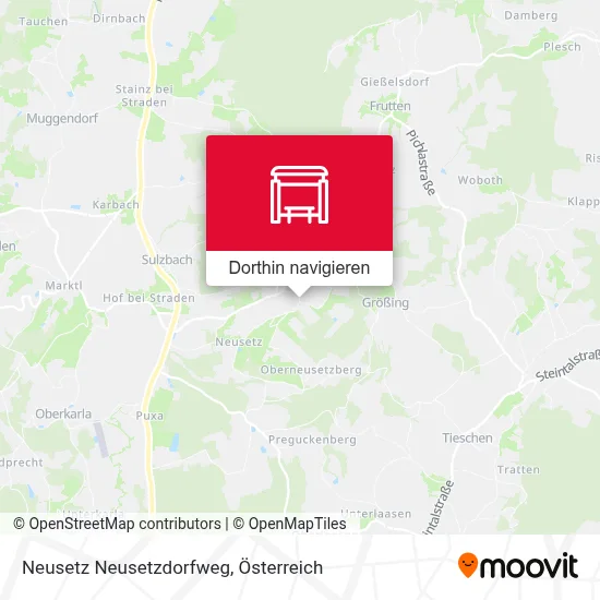 Neusetz Neusetzdorfweg Karte