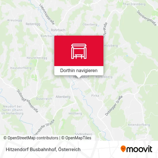 Hitzendorf Busbahnhof Karte