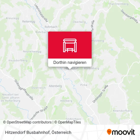 Hitzendorf Busbahnhof Karte