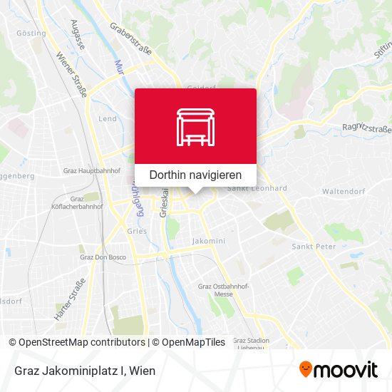 Graz Jakominiplatz I Karte