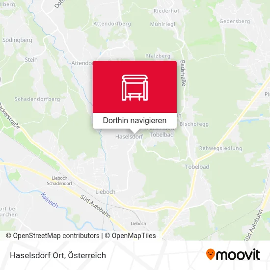 Haselsdorf Ort Karte