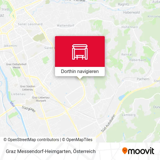 Graz Messendorf-Heimgarten Karte