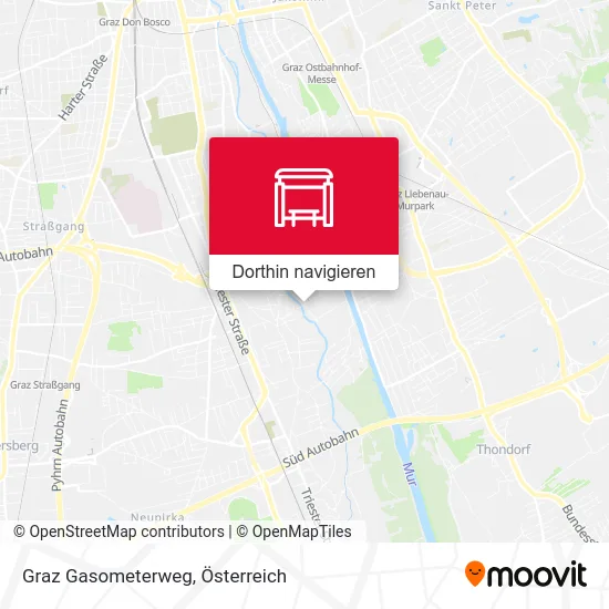 Graz Gasometerweg Karte