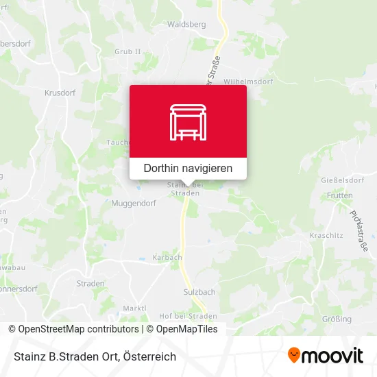 Stainz B.Straden Ort Karte