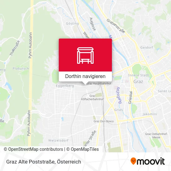 Graz Alte Poststraße Karte