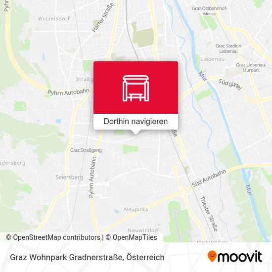 Graz Wohnpark Gradnerstraße Karte