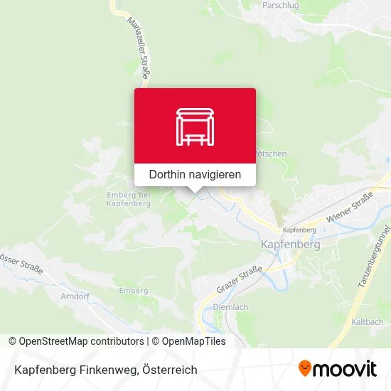 Kapfenberg Finkenweg Karte