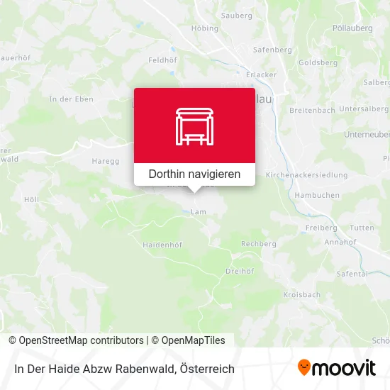 In Der Haide Abzw Rabenwald Karte