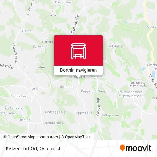 Katzendorf Ort Karte