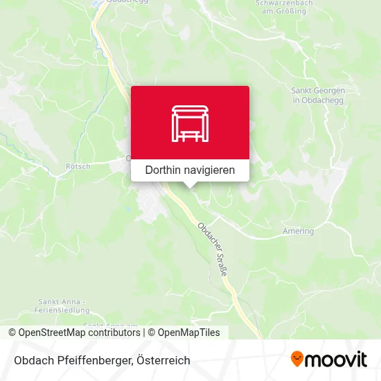 Obdach Pfeiffenberger Karte