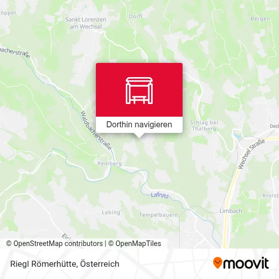 Riegl Römerhütte Karte