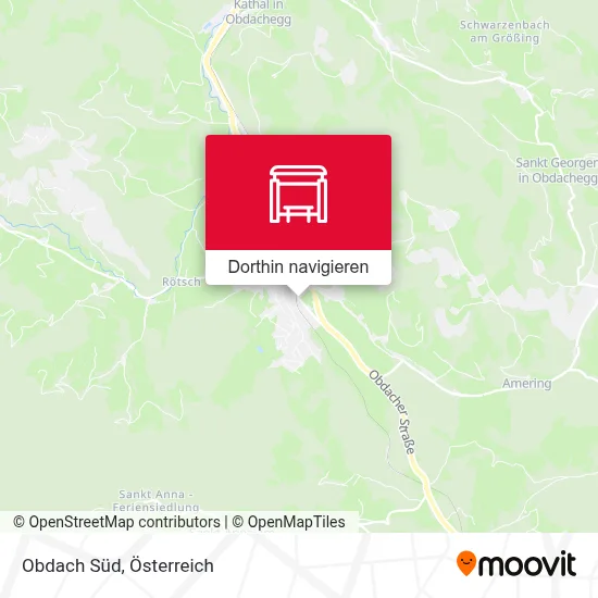 Obdach Süd Karte