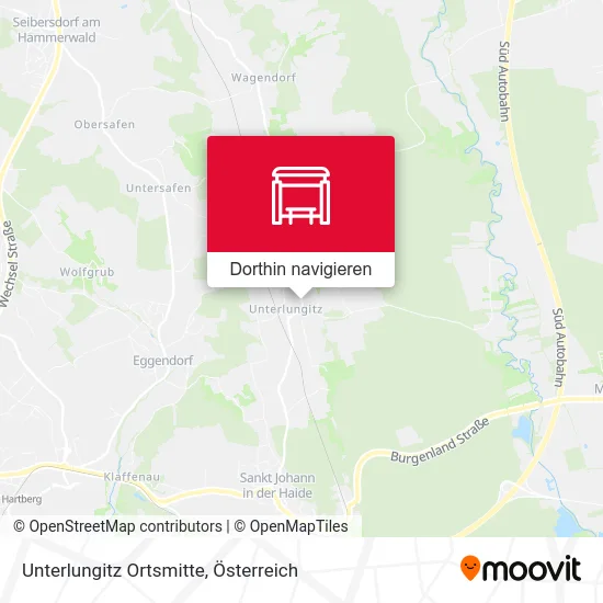 Unterlungitz Ortsmitte Karte