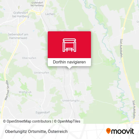 Oberlungitz Ortsmitte Karte