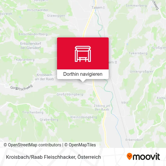 Kroisbach/Raab Fleischhacker Karte