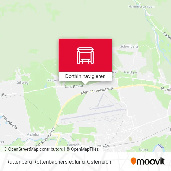 Rattenberg Rottenbachersiedlung Karte