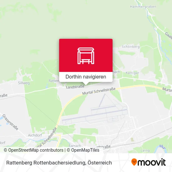 Rattenberg Rottenbachersiedlung Karte