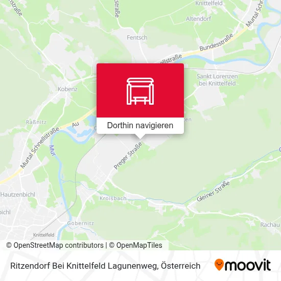 Ritzendorf Bei Knittelfeld Lagunenweg Karte