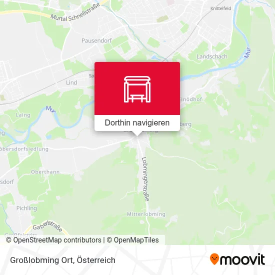 Großlobming Ort Karte