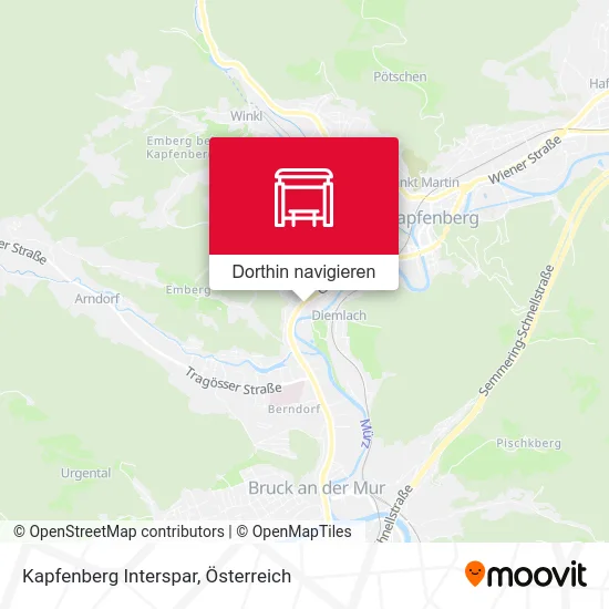 Kapfenberg Interspar Karte