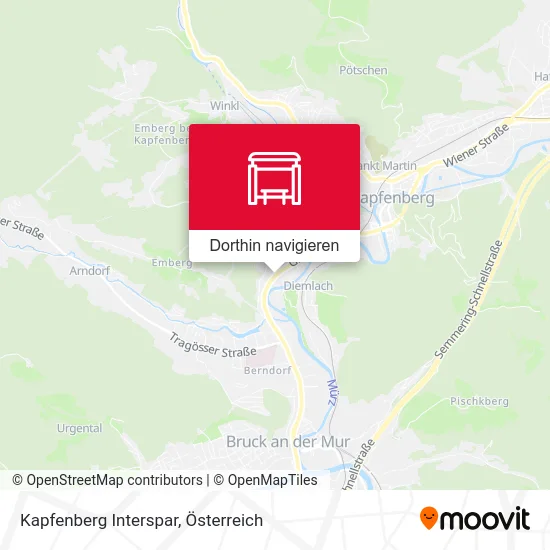 Kapfenberg Interspar Karte