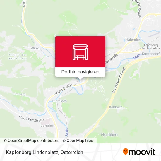 Kapfenberg Lindenplatz Karte