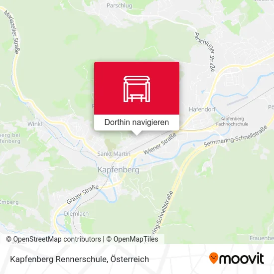 Kapfenberg Rennerschule Karte