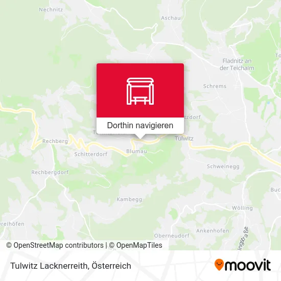 Tulwitz Lacknerreith Karte