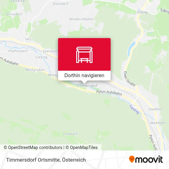 Timmersdorf Ortsmitte Karte