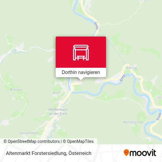 Altenmarkt Forstersiedlung Karte