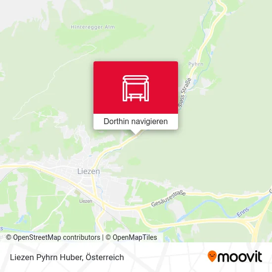Liezen Pyhrn Huber Karte