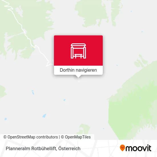 Planneralm Rotbühellift Karte