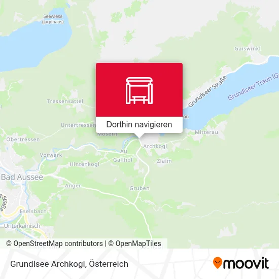 Grundlsee Archkogl Karte