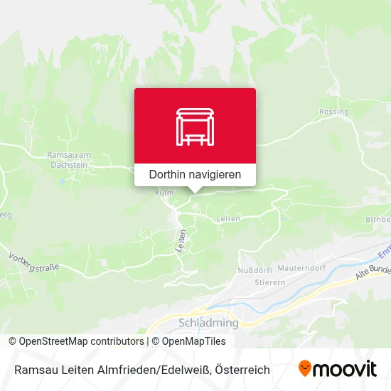 Ramsau Leiten Almfrieden / Edelweiß Karte