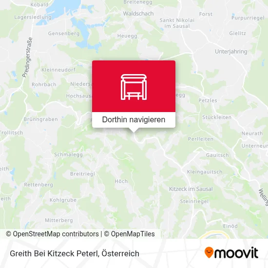 Greith Bei Kitzeck Peterl Karte