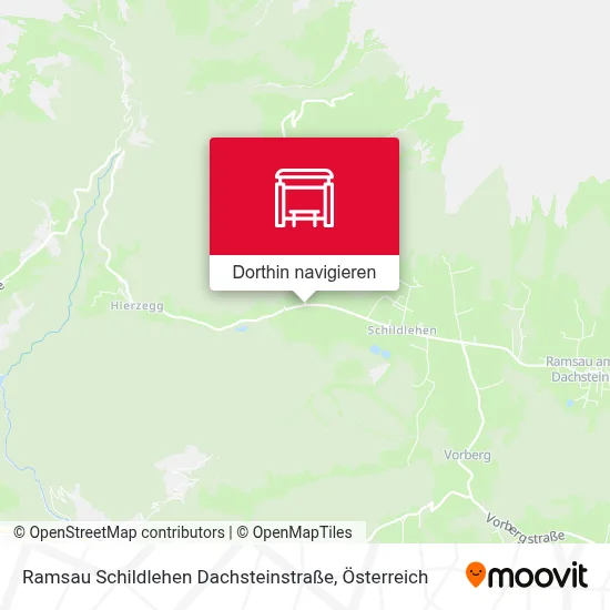 Ramsau Schildlehen Dachsteinstraße Karte