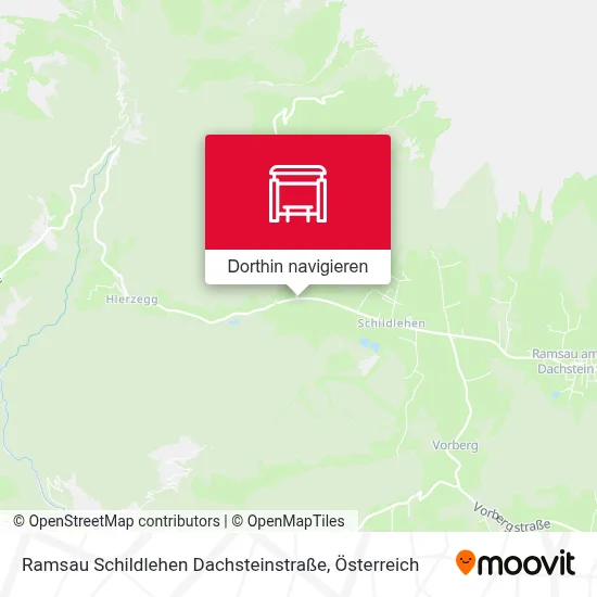 Ramsau Schildlehen Dachsteinstraße Karte