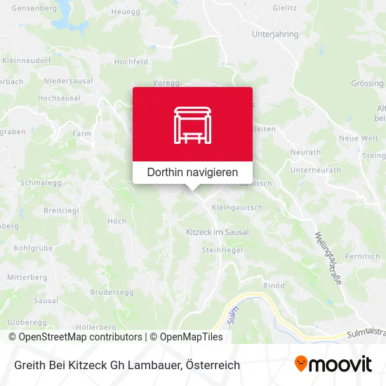 Greith Bei Kitzeck Gh Lambauer Karte