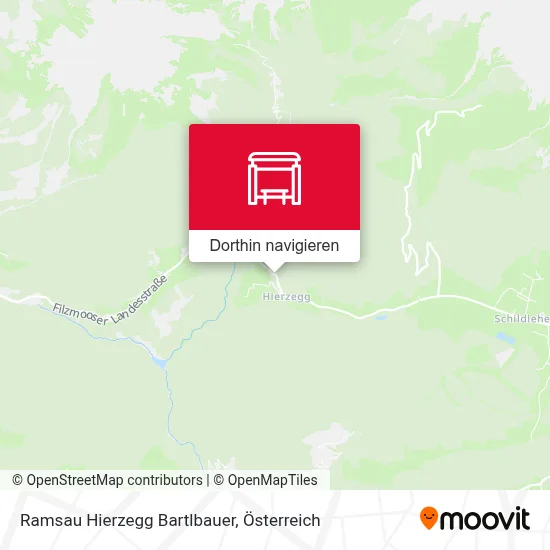 Ramsau Hierzegg Bartlbauer Karte