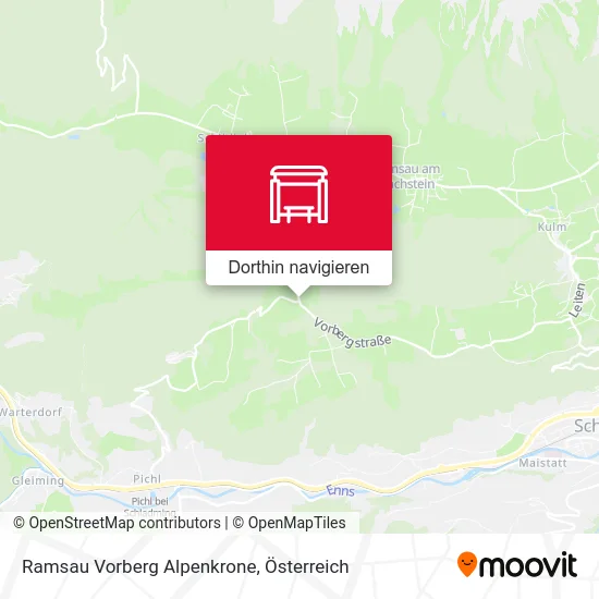 Ramsau Vorberg Alpenkrone Karte